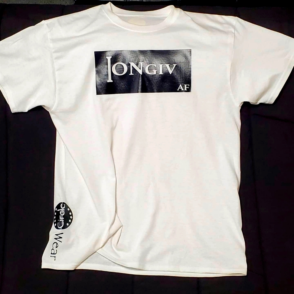 Large White Circle Wear Tee